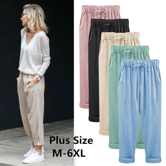 Casual High Waist Pants