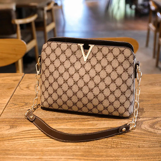 Designer “V” Crossbody Handbags