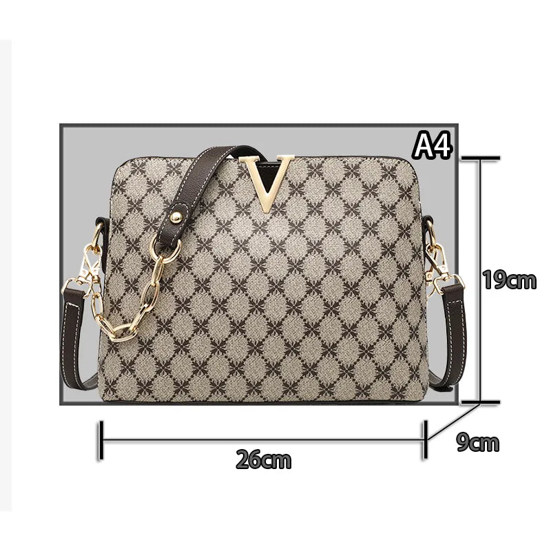 Designer “V” Crossbody Handbags