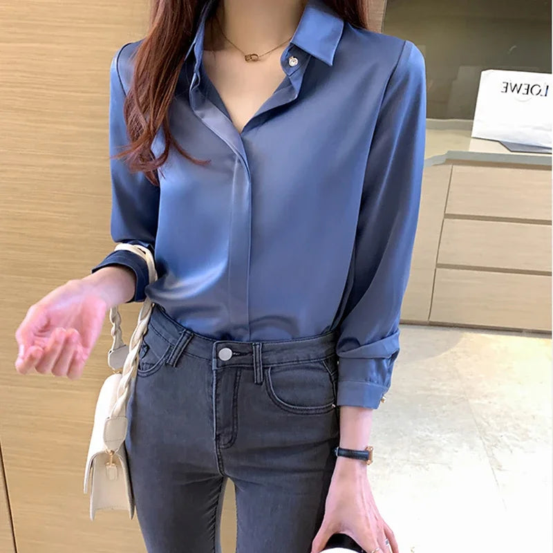 Silk Long Sleeve Shirts